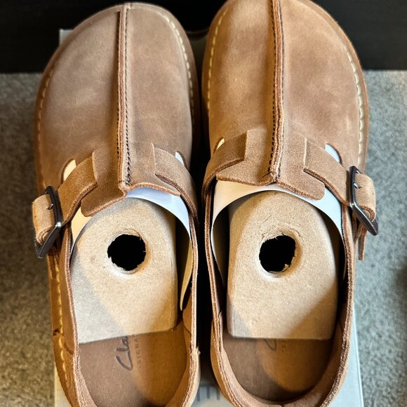 Clarks Solsbury Mule Cola Suede Size 8.5US - Picture 4 of 6